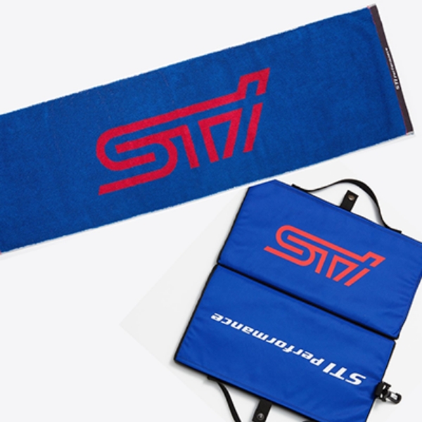 STI スポーツタオル＆STI 折りたたみクッション