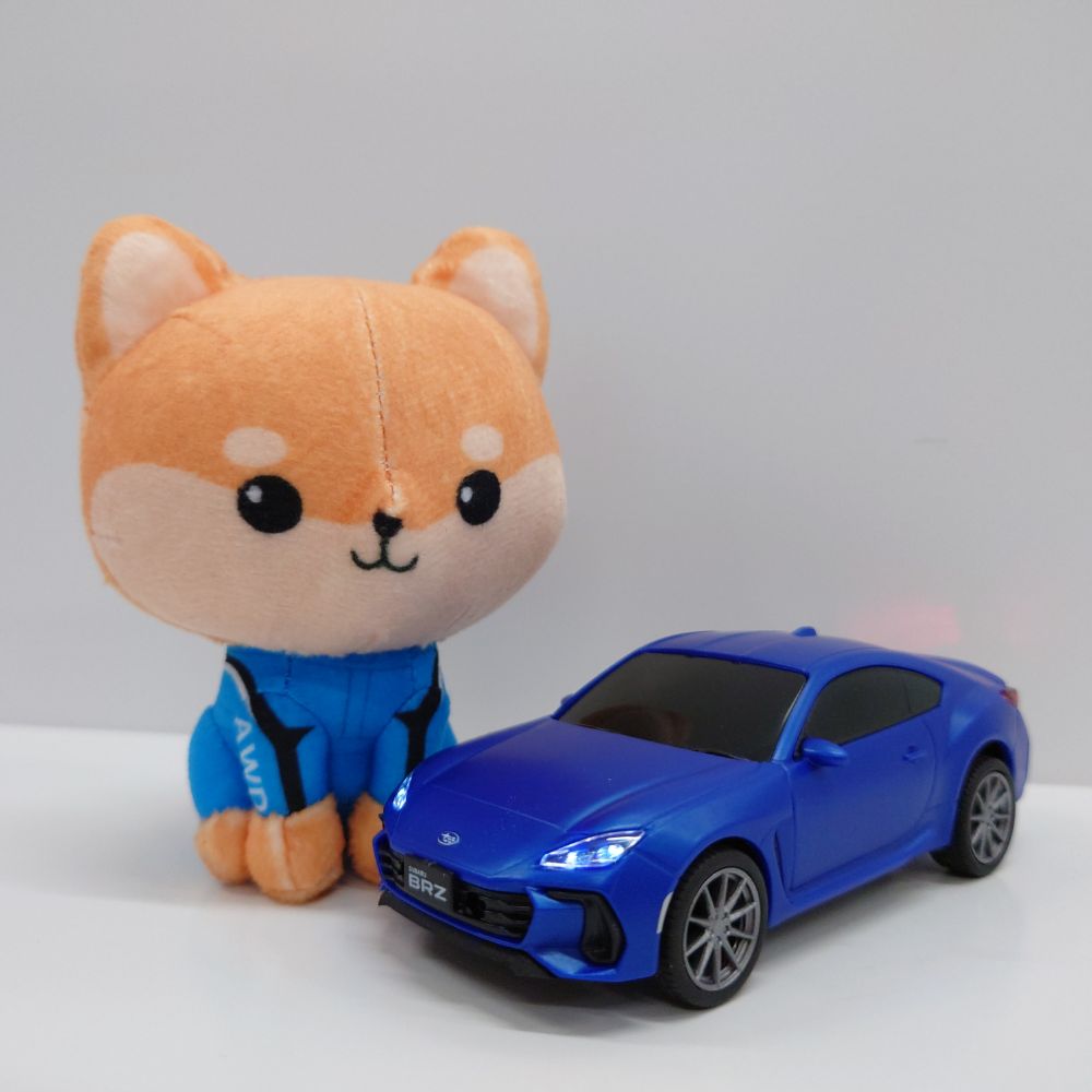 ぶつからない!?ﾐﾆｶｰ(新型SUBARU BRZ)＆「よんくん」ぬいぐるみ
