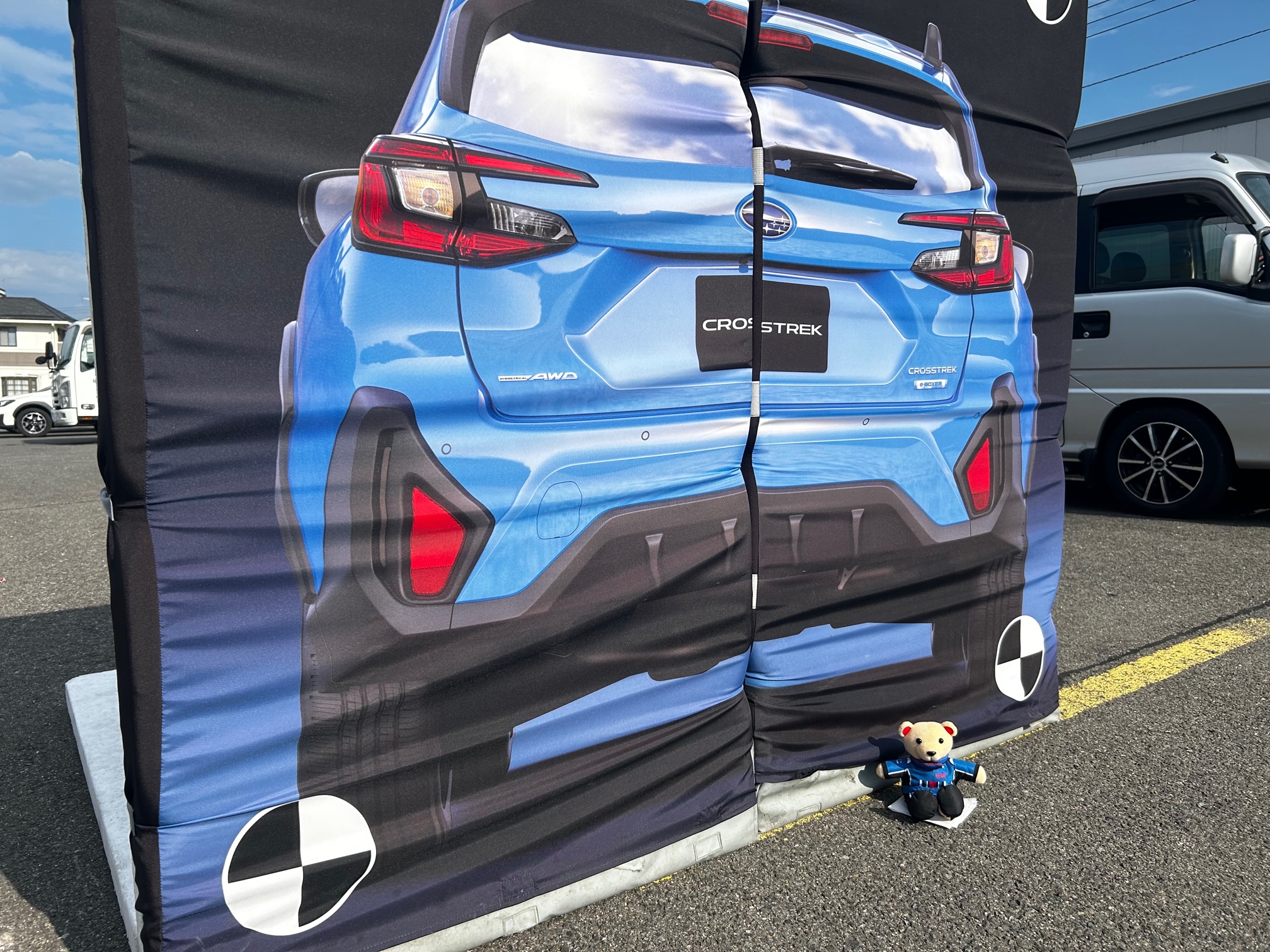 ❀福島店❀駐車場にて…