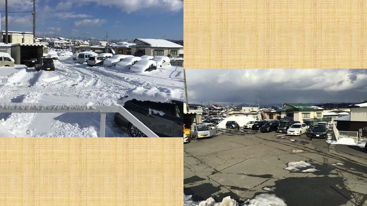 先週の大雪から・・・