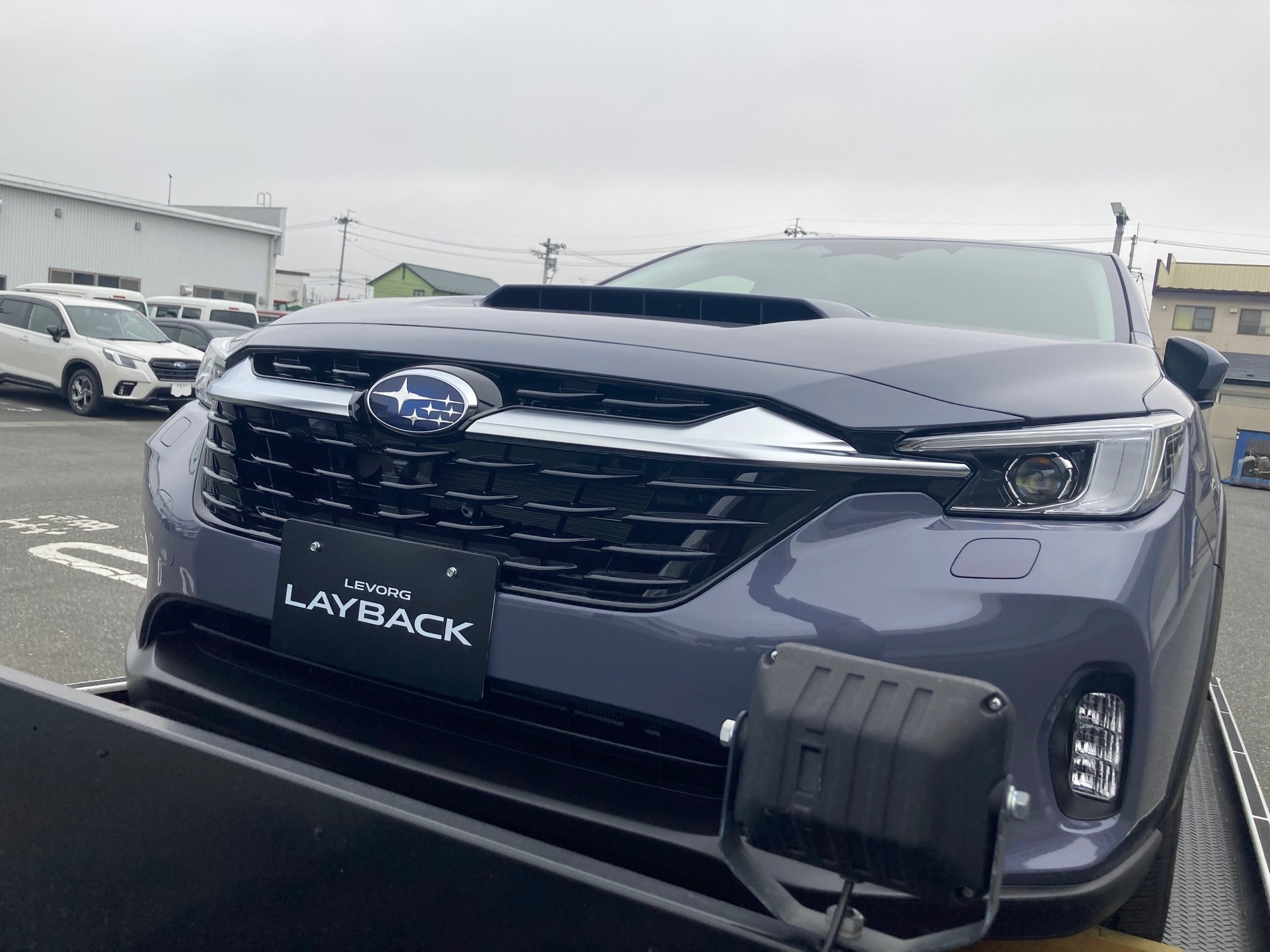 ☆水沢店☆「LEVORG LAYBACK」特別展示キャラバン到着☺