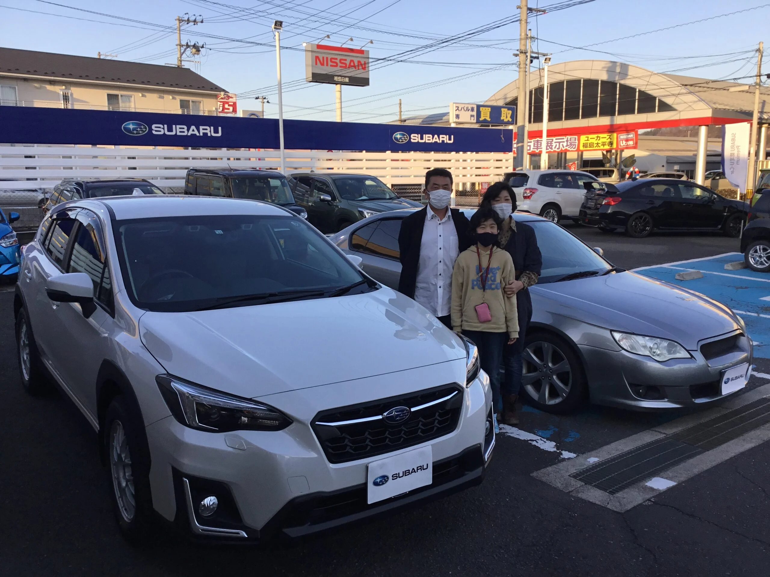 ☆カースポット福島　ご納車　ＳＵＢＡＲＵ　ＸＶ☆