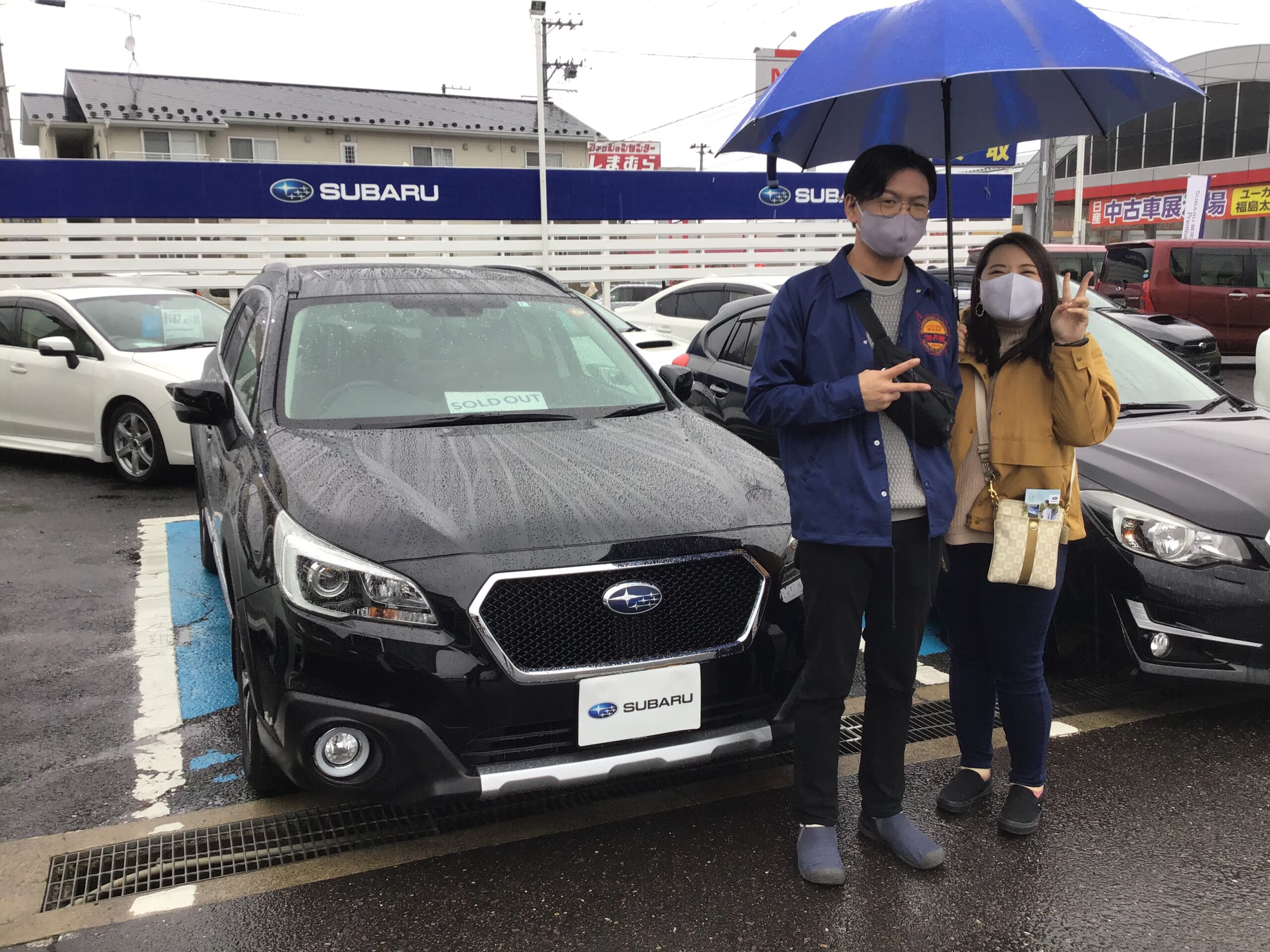 ☆カースポット福島　レガシィアウトバック　ご納車☆