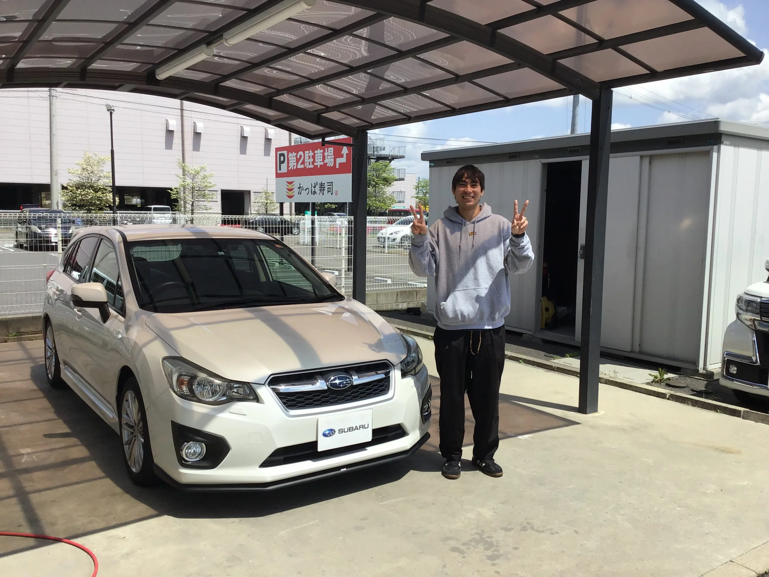 カースポット郡山 インプレッサ納車
