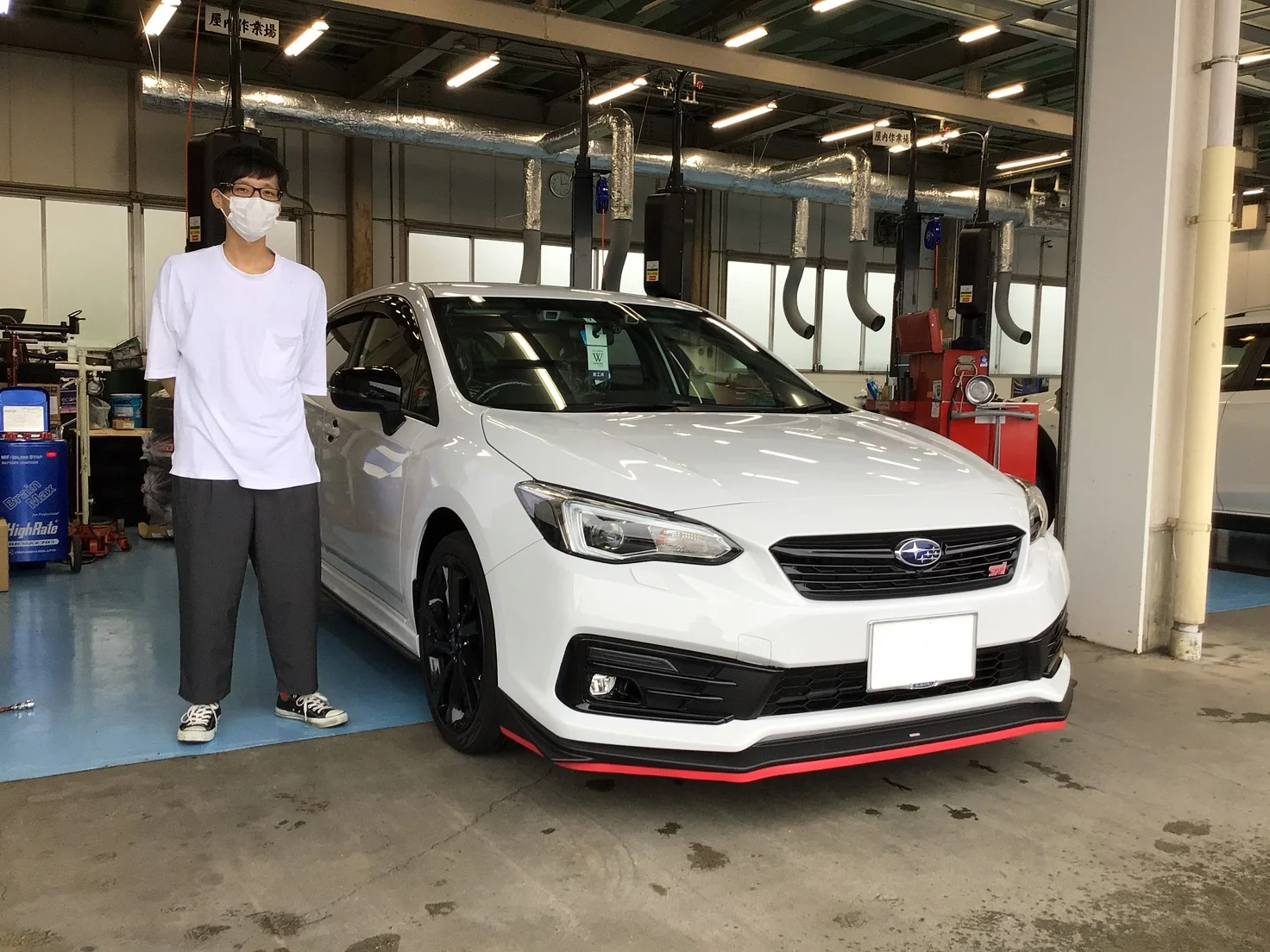田村店　インプレッサ  ＳＴＩ　ＳＰＯＲＴ納車