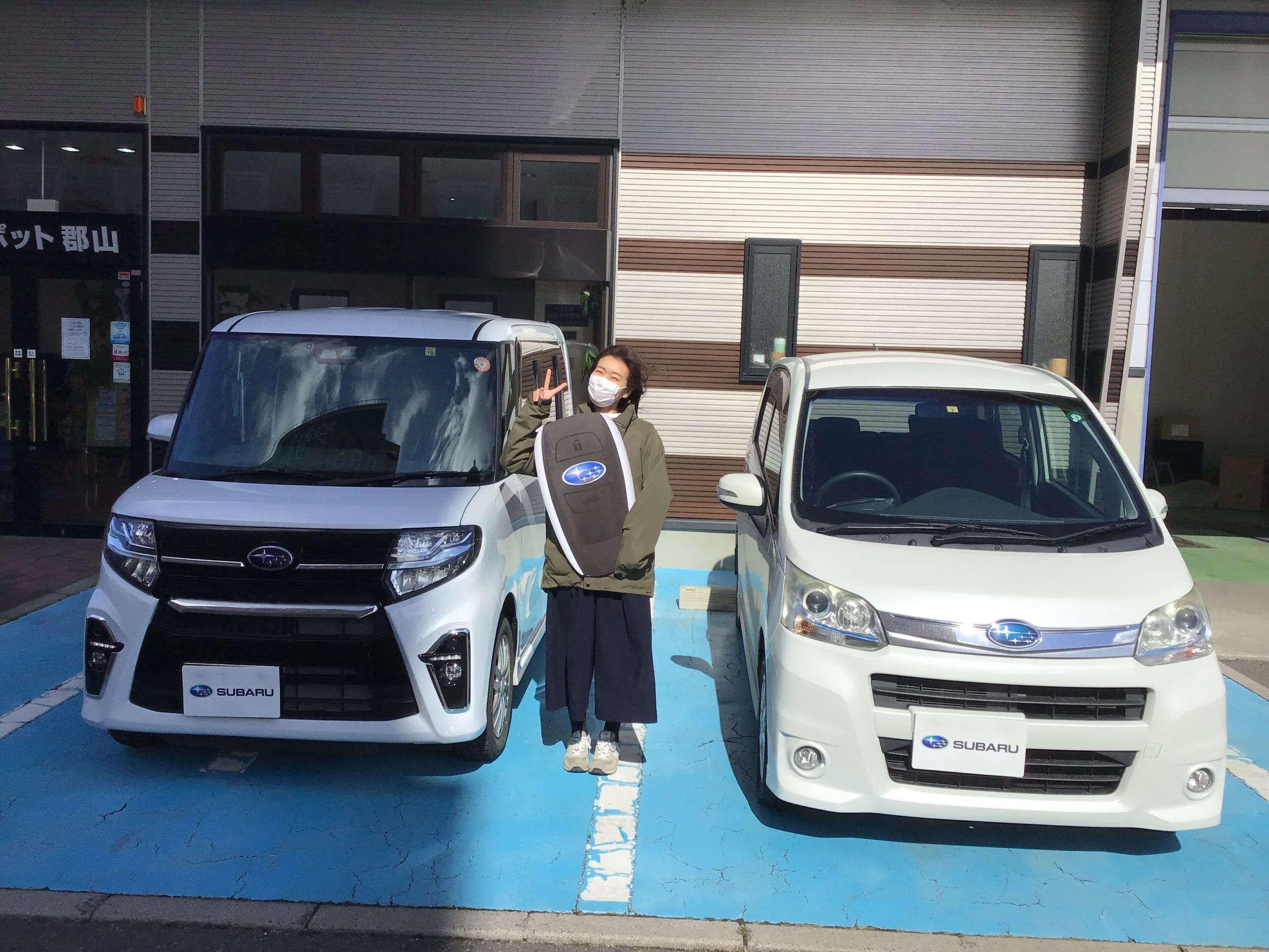 カースポット郡山 シフォン納車