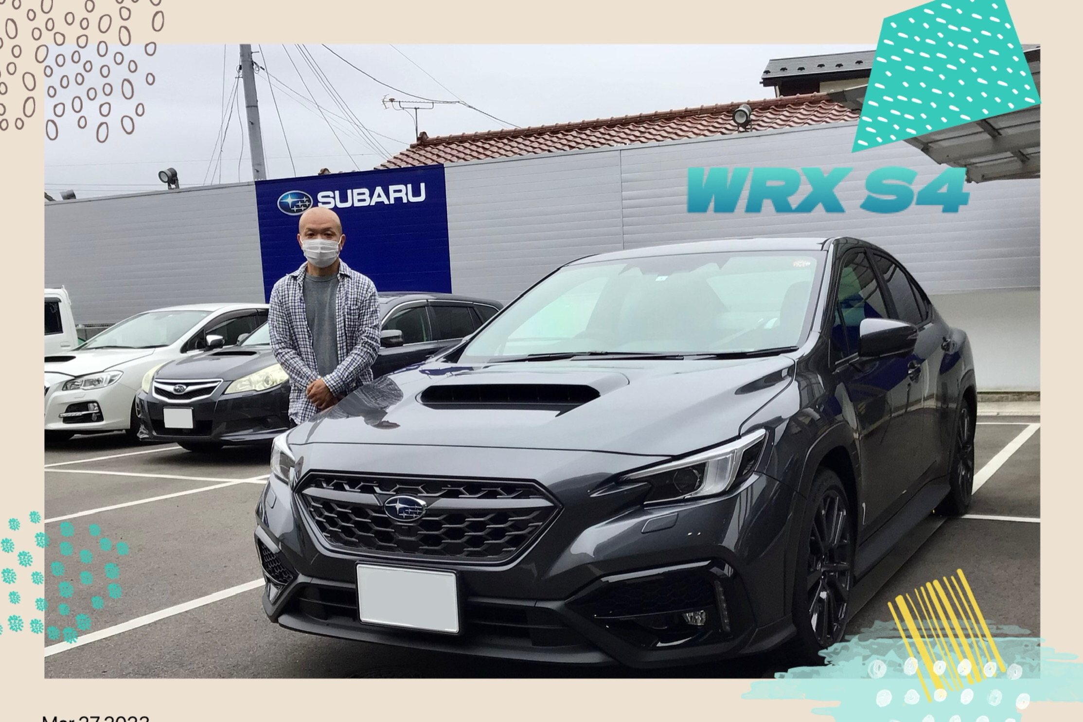 ❀福島北店 WRX S4 納車❀