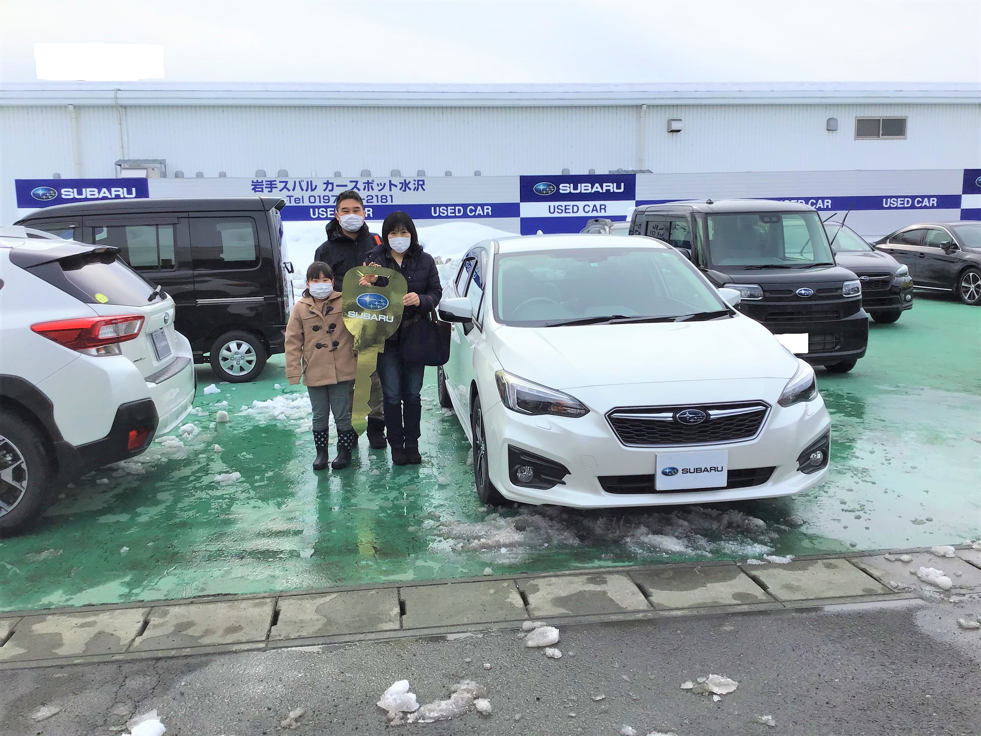☆ＣＳ水沢店☆　インプレッサＳＰＯＲＴ　納車