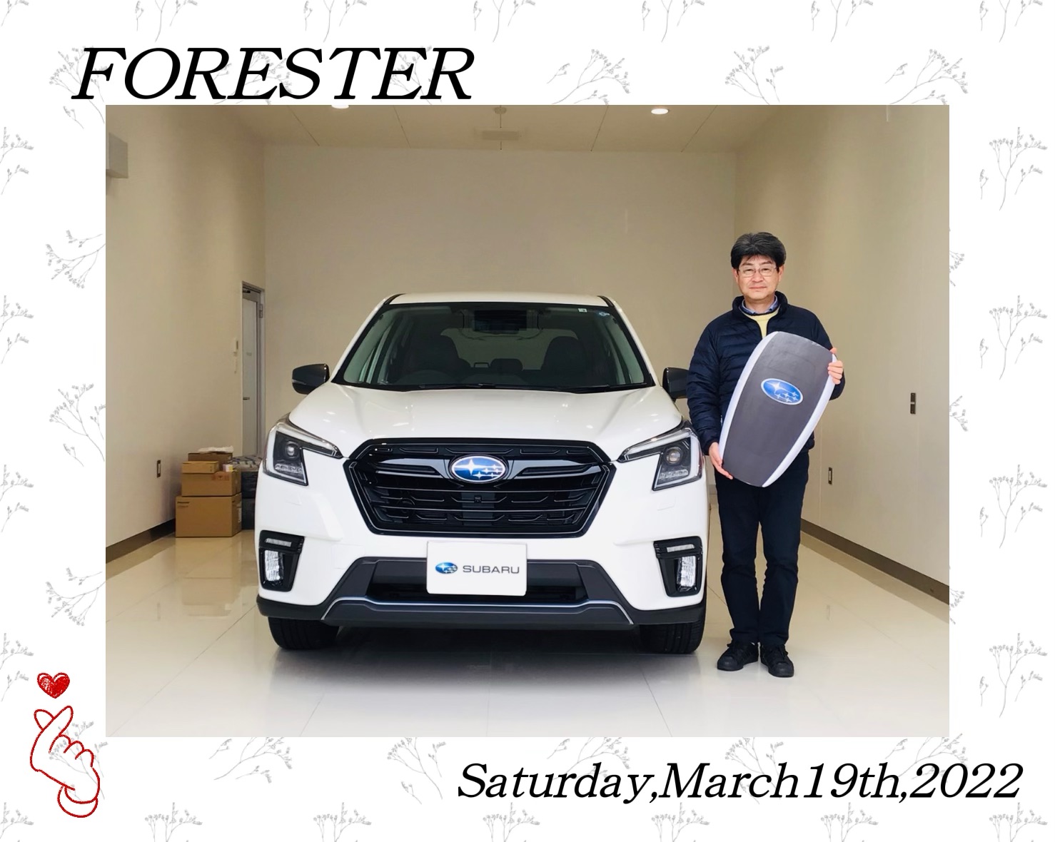 ☆一関インター店☆　永澤様『フォレスターSPORT』ご納車☆彡