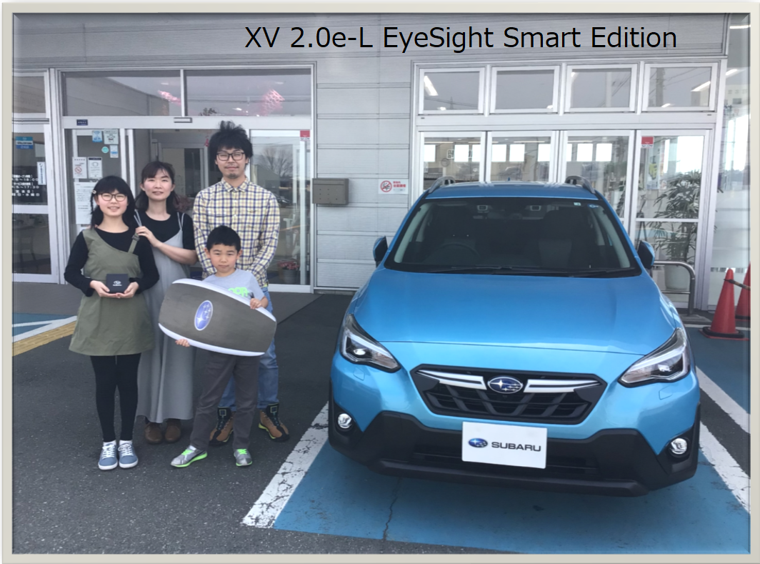 ★北上店★S様『XV 2.0e-L EyeSight Smart Edition』★ご納車★