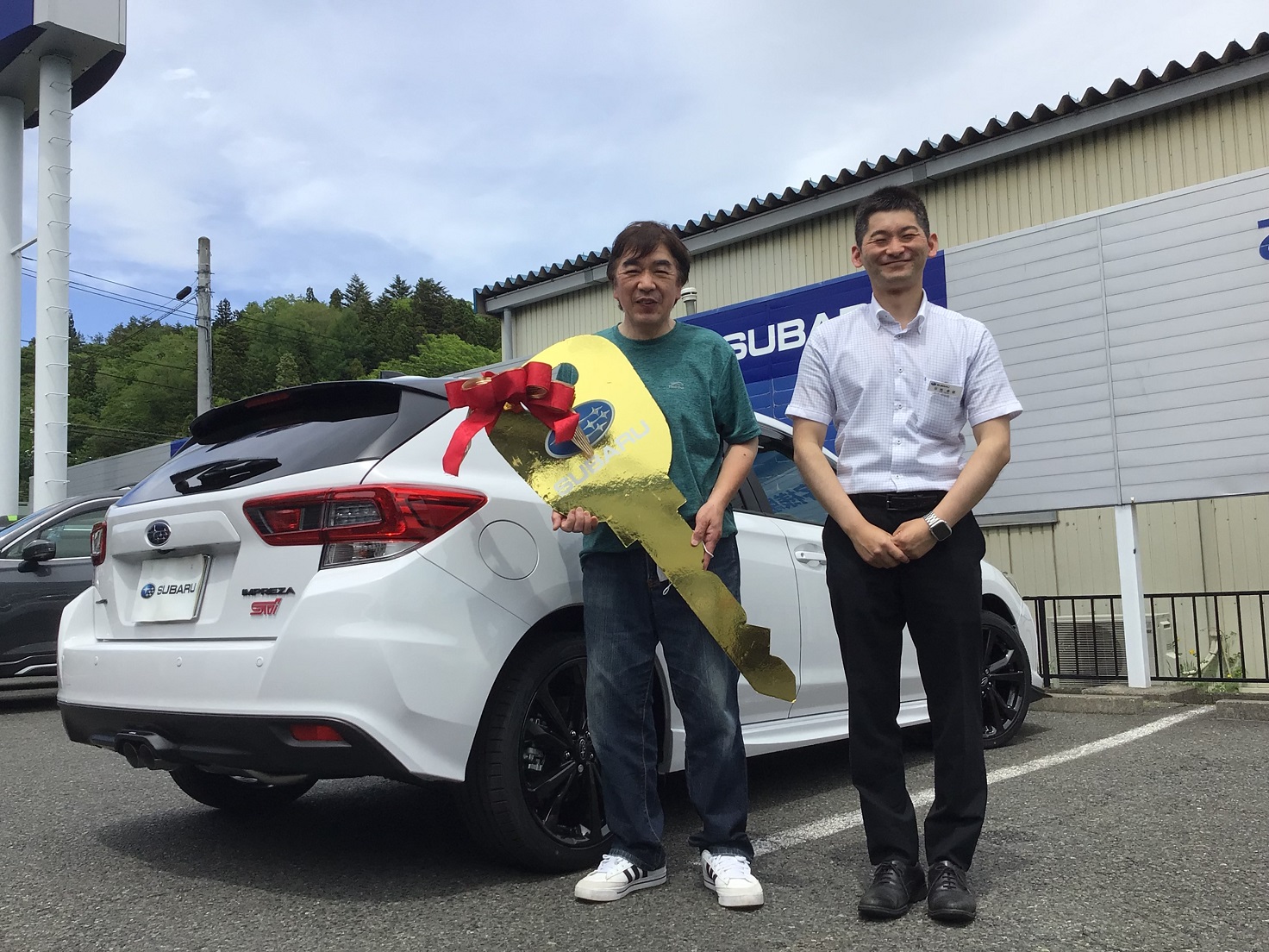 宮古バイパス店：宮古第1号 　STI Sport　納車