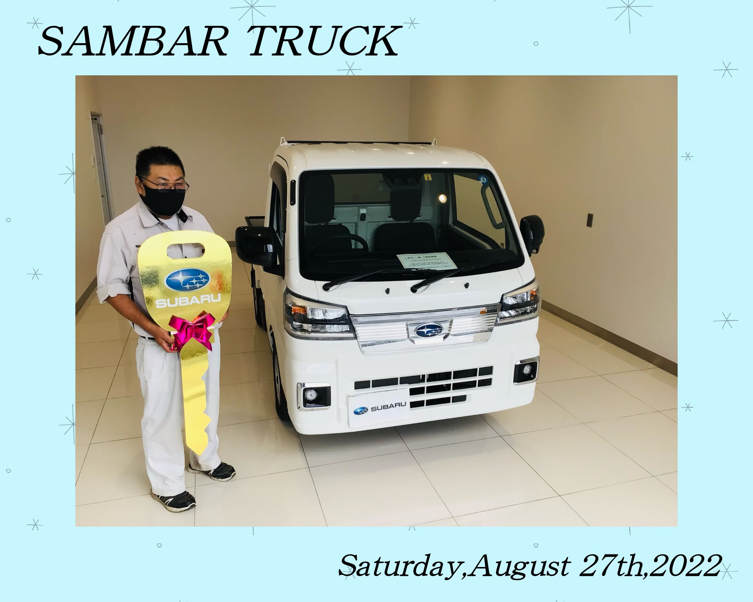 ☆一関インター店☆ 小野寺様『SAMBAR TRUCK』ご納車☆彡