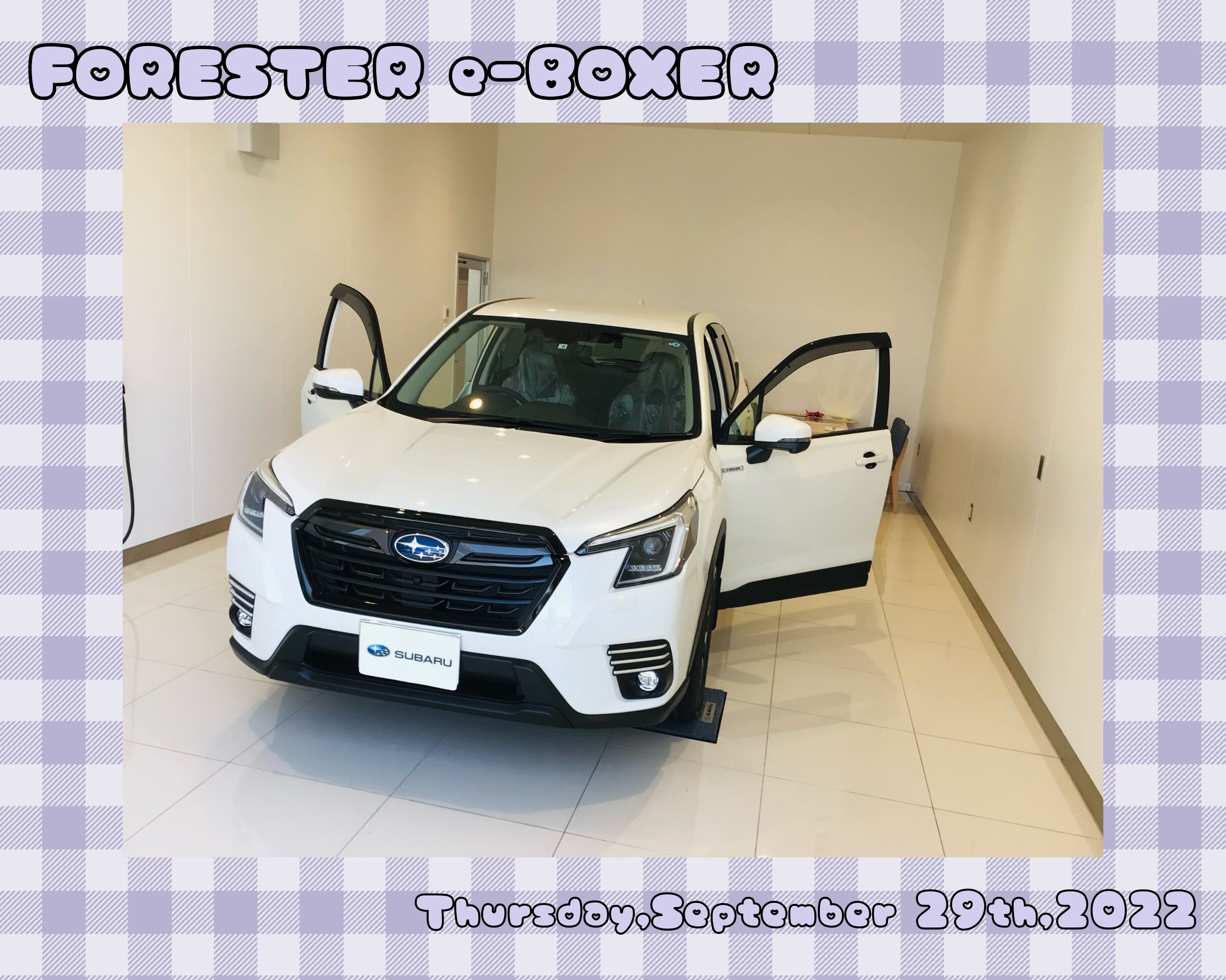 ☆一関インター店☆　小野寺様「FORESTER e-BOXER」ご納車☆彡