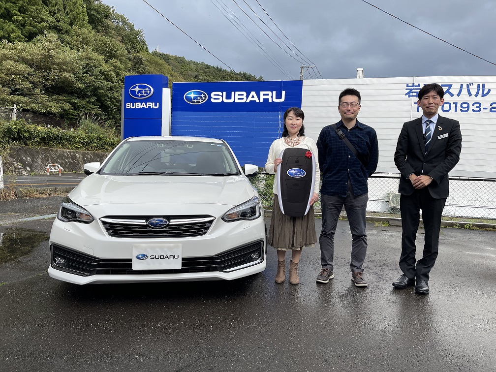 ☆釜石松倉店☆インプレッサ納車☆
