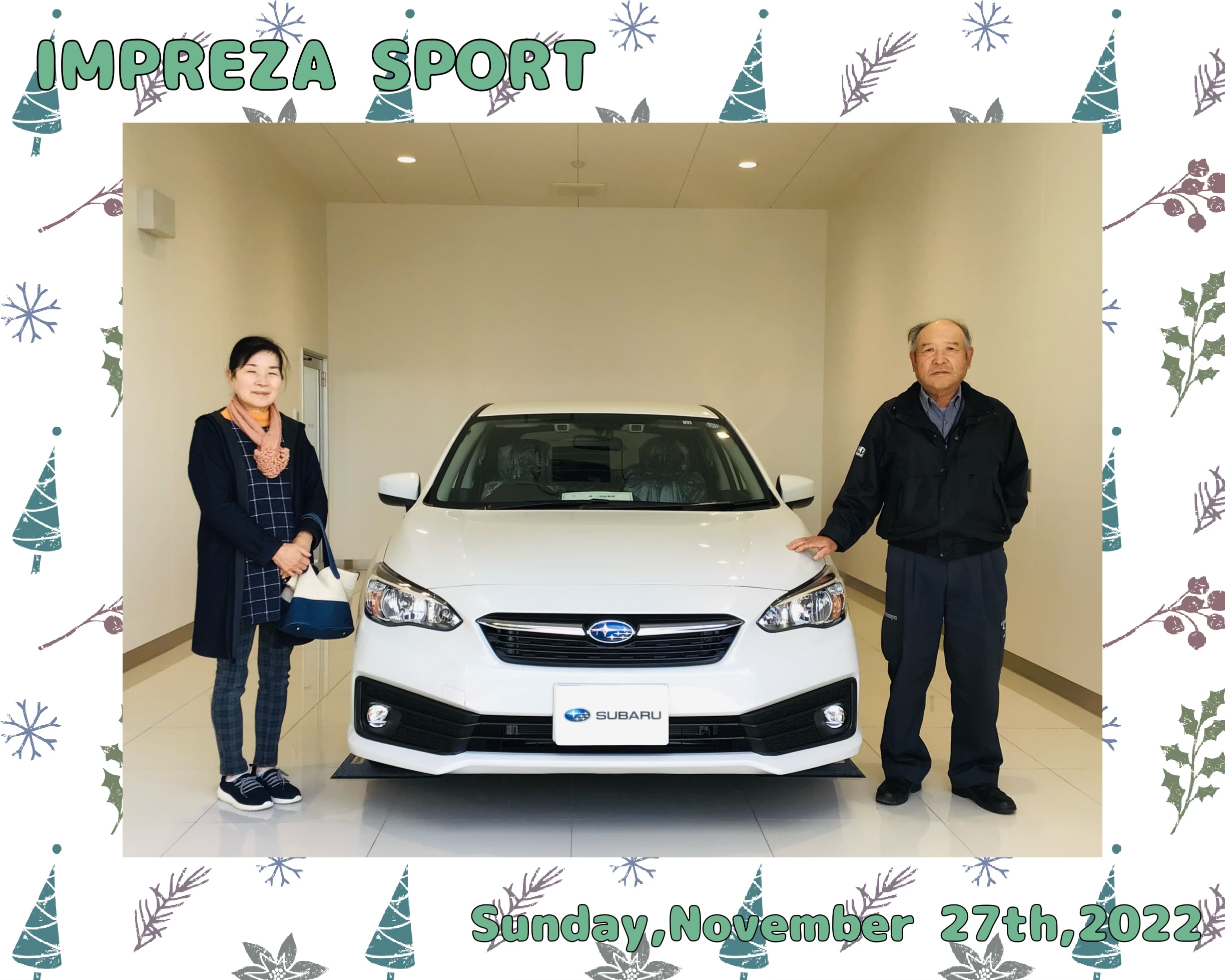☆一関インター店☆ 皆川様『IMPREZA SPORT』ご納車☆彡