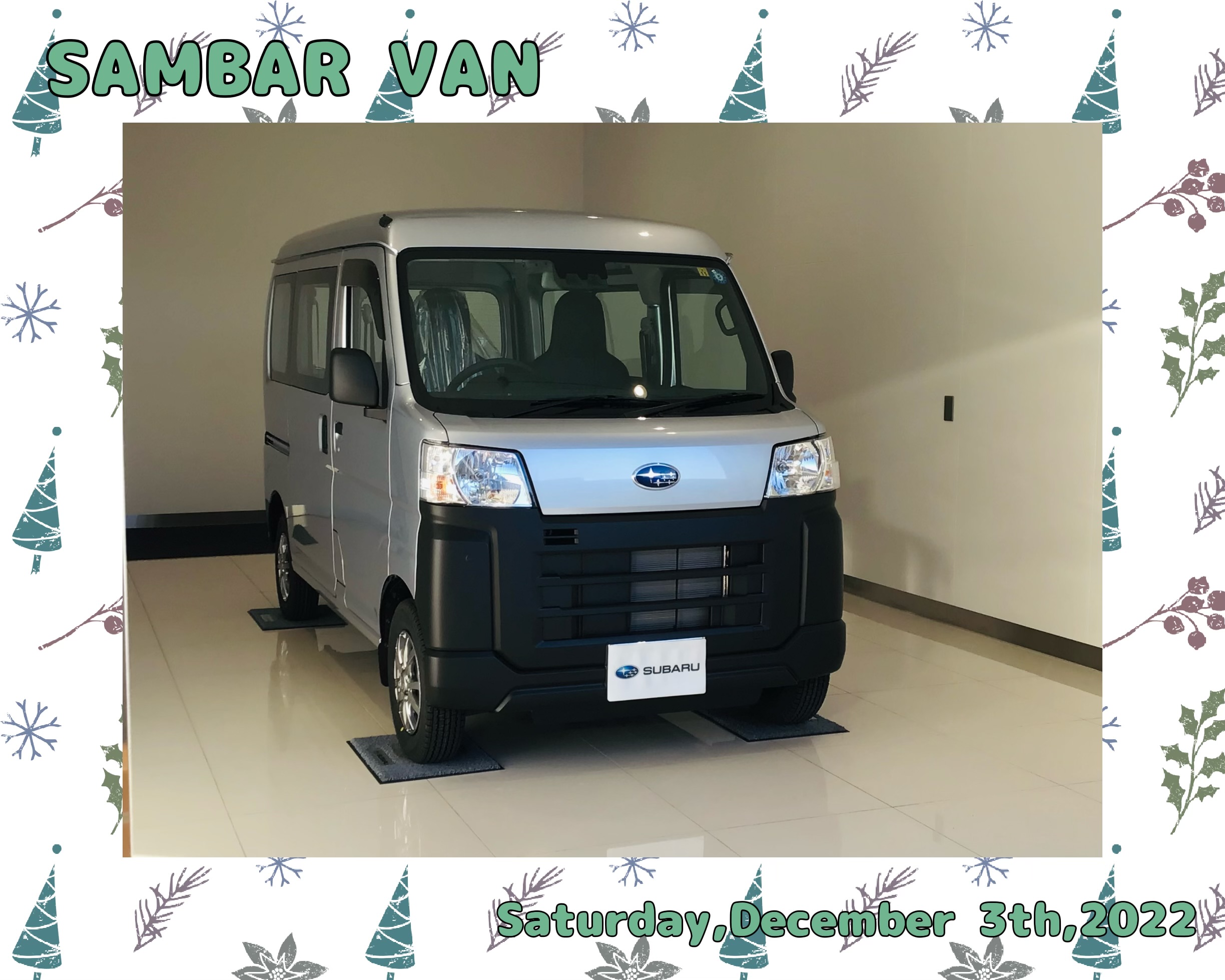 ☆一関インター店☆　金野様「SAMVAER VAN」ご納車☆彡