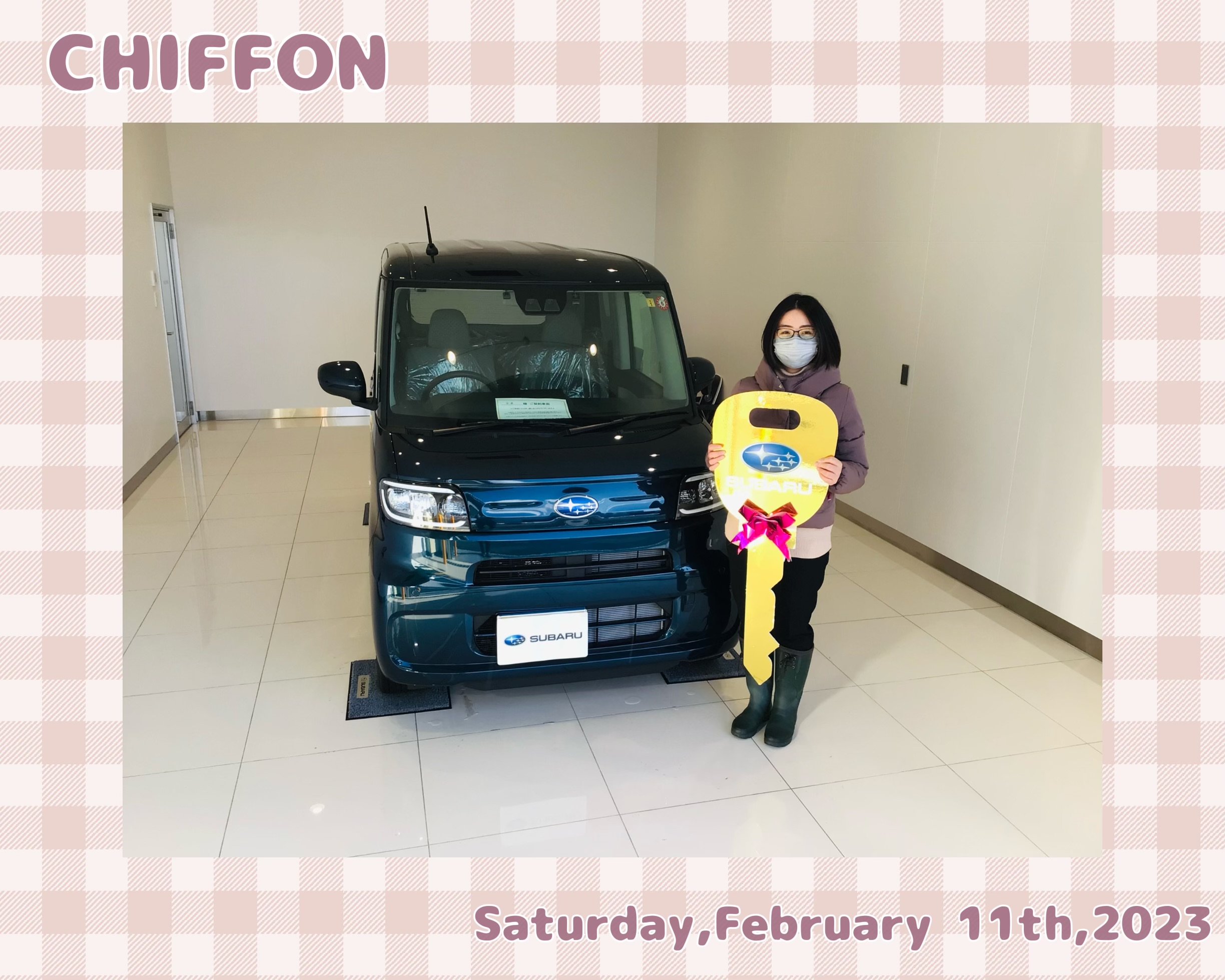 ☆一関インター店☆　A様「ＣＨＩＦＦＯＮ」ご納車☆彡