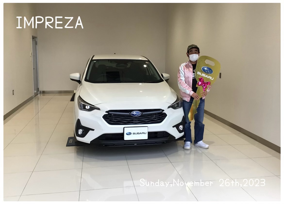 ★一関インター店★　田村様「IMPREZA」ご納車☆ミ