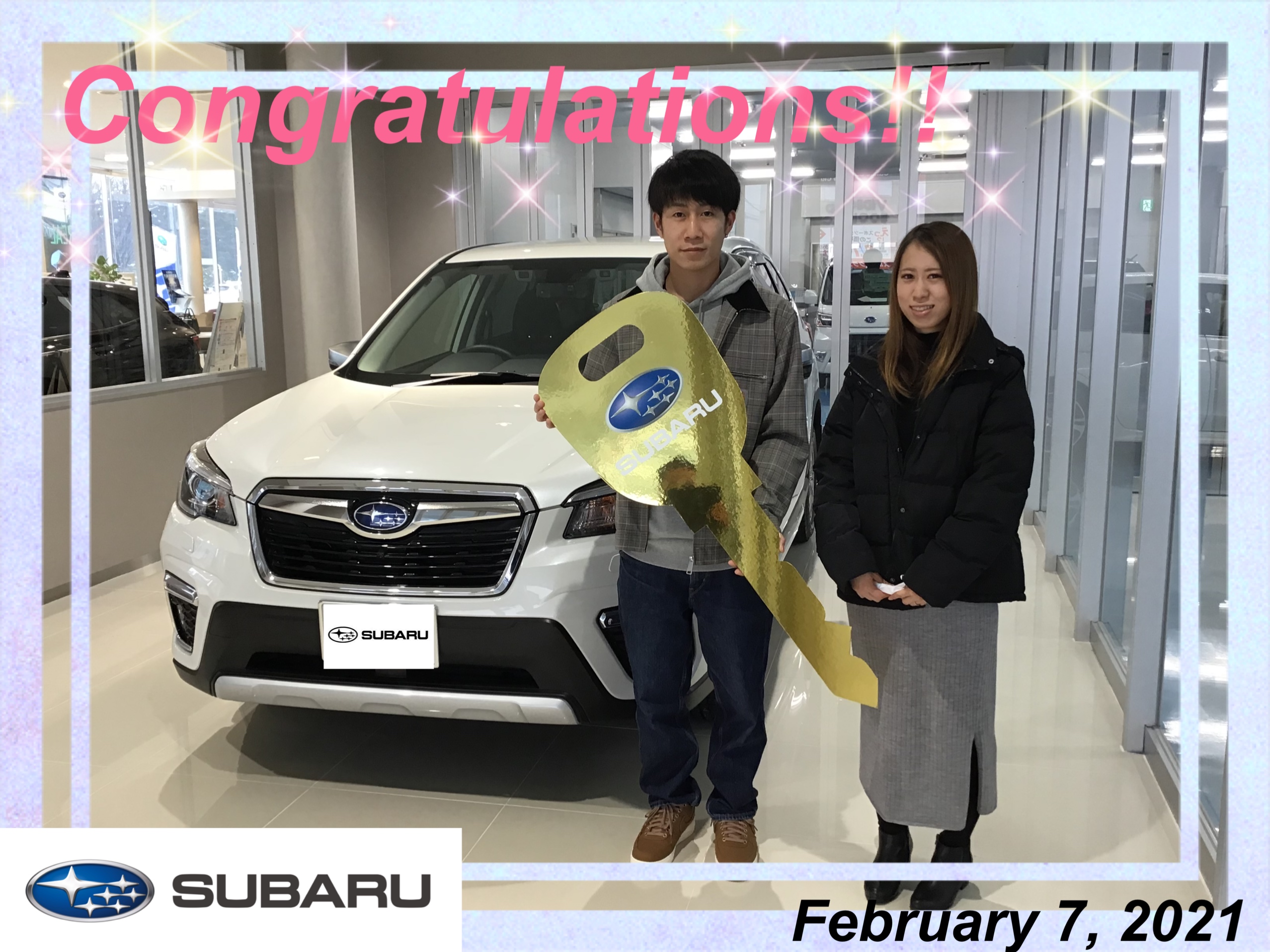 ♦カースポット天童　FORESTER　ご納車　♦