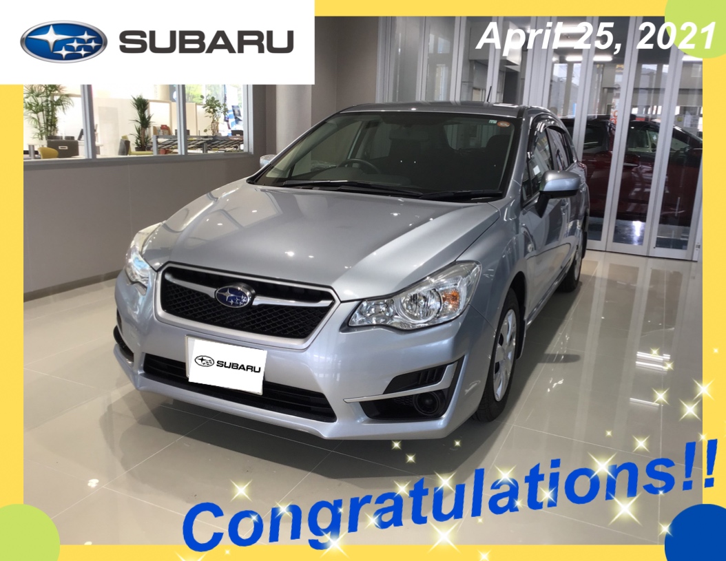 ♦　カースポット天童店　片野様　IMPREZA SPORT　ご納車　♦