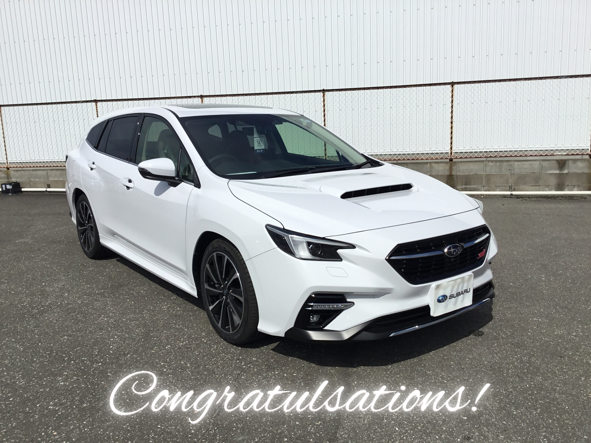 【酒田店】LEVORG　ご納車おめでとうございます