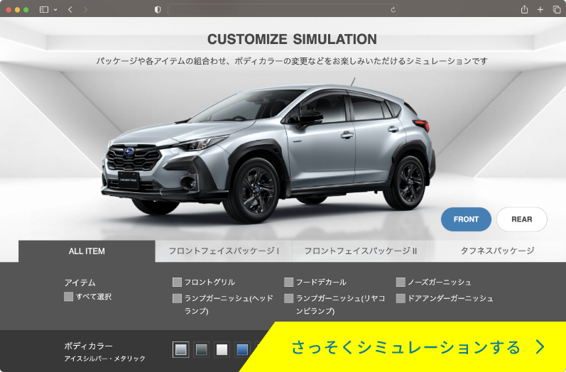 CUSTOMIZE SIMULATION